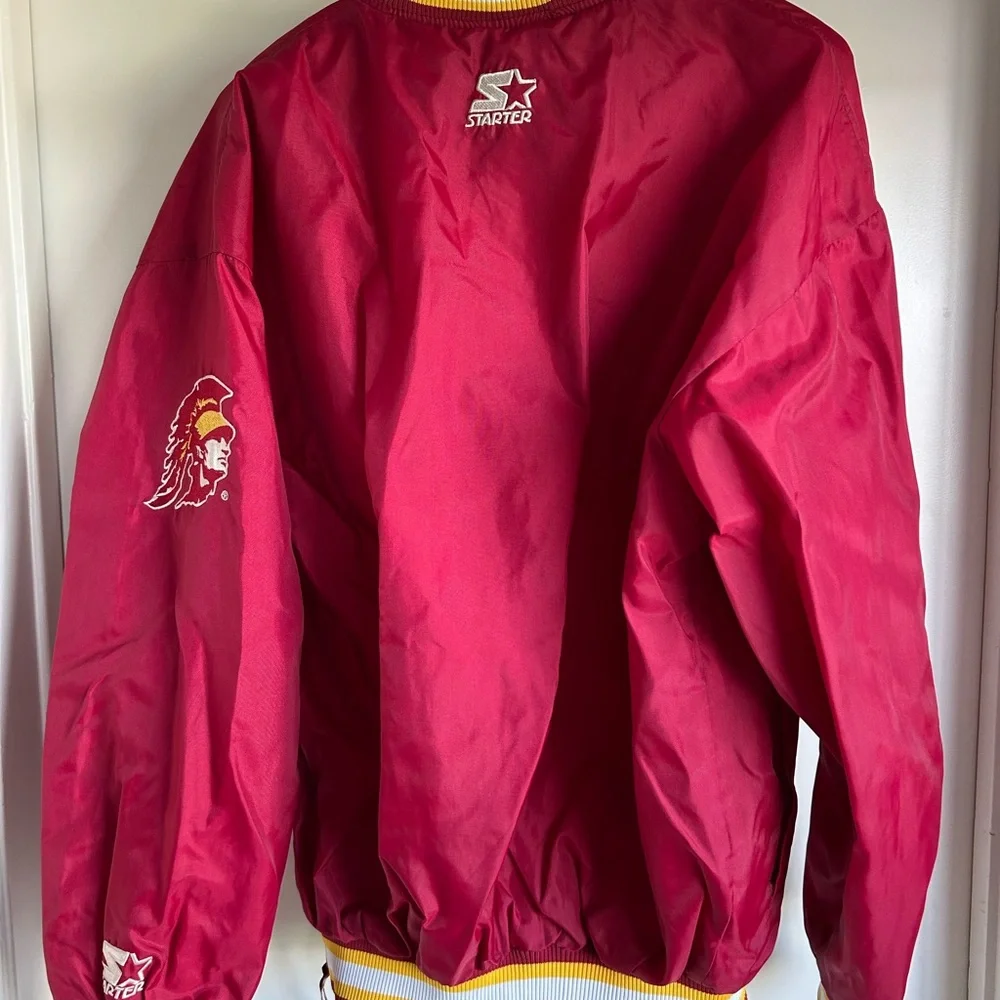 STARTER Red and Yellow Pullover Jacket - Picture 2 of 3